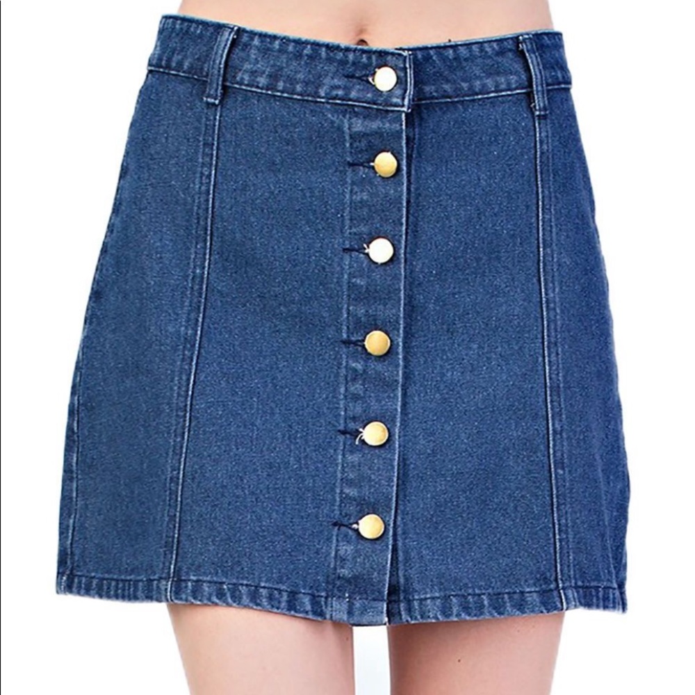 Denim skirt